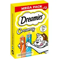 Dreamies 84x10g kana & lohi Creamy Snacks kana & lohi kissanherkut
