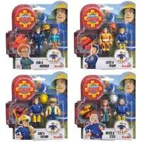 Simba FIREMAN SAM Hahmot, tuplapakkaus III