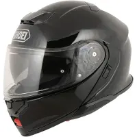Shoei neotec 3 avattava kypärä, black - m