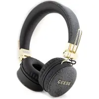 GUESS 4G Metal Logo On-Ear Langattomat kuulokkeet - Musta