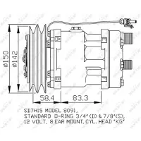 NRF Kompressori, ilmastointilaite 32767
