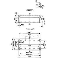 Bernstein Kassa CT-622 ABS 80X160X55