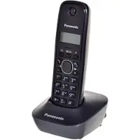 Panasonic KX-TG1611, DECT-puhelin, 50 entries, Soittajan tunnistus, musta
