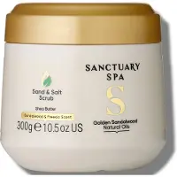 Sanctuary Spa Golden Sandalwood Natural Oils Salt and Sand Scrub 300 g