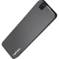 Natec Rhino M.2 NVMe USB-C 3.1 Gen 2 Ulkoinen Kiintolevykotelo - Alumiini