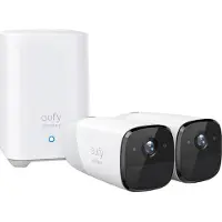Eufy eufyCam 2 Pro, IP-turvakamera, Sisätila ja ulkotila, Langallinen & langaton, Amazon Alexa & Google Assistant, Seinä, Valkoinen (EUFYCAM 2 PRO(2+1))