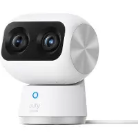 Eufy Innovations Eufy S350 - Verkkovalvontakamera - panorointi/kallistus - sisätiloissa - väri (päivä ja yö)