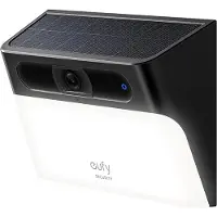 Eufy Solar Wall Light Cam S120, IP-turvakamera, Ulkona, Langaton, Amazon Alexa & Google Assistant, 4000 K, Seinä (T81A0311)