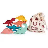 Mentari Happy Stacking Dinosaurs - Multi/patterned - ONE SIZE