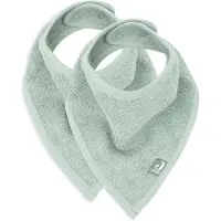 Jollein Bandana Kuolalappu 2-Pack, Ash Green
