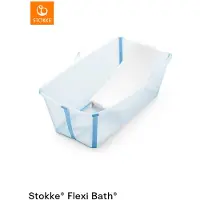 Stokke Flexi Bath Bundle Ocean Blue, sis. amme ja kylvetystuki