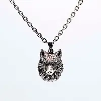 Northern Viking Jewelry Fenrir Wolf Head hopeariipus NVJ-H-RS053