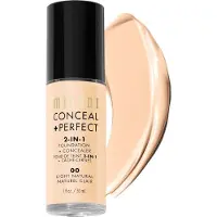 Milani Conceal + Perfect 2 in 1 Foundation, Light Natural