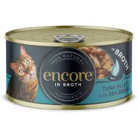 Encore 2x 70g -purkki tonnikala ja pomfretti kissan märkäruoka