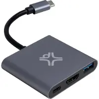 Xtrememac – Hub USB-C, 3 PORTS (HDMI, USB-A, USB-C PD) (XWH-HUB3-13)