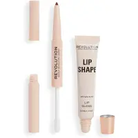 Revolution Lip Shape Kit Brown Nude