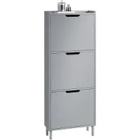SoBuy Kenkäkaappi 50x19x129cm., harmaa