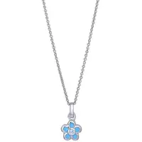 Nordahl Jewellery lasten kukka sininen kaulakoru 216 326