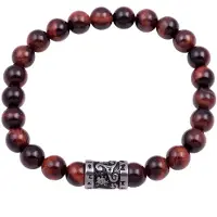 Northern Viking Jewelry Tiger Eye Runes rannekoru NVJRA018