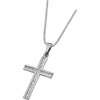 Saurum hopeinen rippiristi 5026 00 000