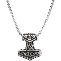 Northern Viking Jewelry NVJRS009 kaulakoru Mjölnir Thorin Vasara