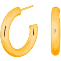 Nordahl Jewellery SIMPLE52 korvarenkaat 25mm kulta 325 665-3