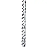 None Hopeinen panssariketju kaulakoru 60cm - 9.2mm PANS250-60