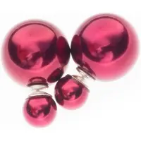 Silver Bar BB-Korvakorut Pearl 8/16 Redwine