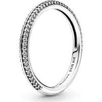 Pandora Me hopeinen pavé sormus 199679C01-50