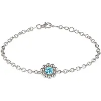 Lumoava Daisy sininen rannekoru L53228140000