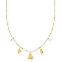 Thomas Sabo sea life gold kaulakoru KE2158-414-14-L45V