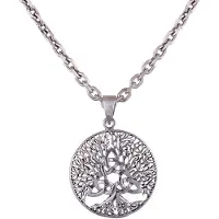 Northern Viking Jewelry Tree Of Life Celtic Triquetra hopeariipus NVJ-H-RS067