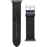 Ted Baker Apple Watch musta nahkaranneke 42/44/45/49 mm BKS42F116B0