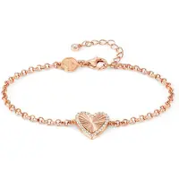 Nomination Truejoy Rose Gold Heart sydänrannekoru 240100/005