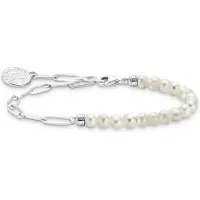 Thomas Sabo Charm Club Charmista white pearls rannekoru A2129-158-14-L15v