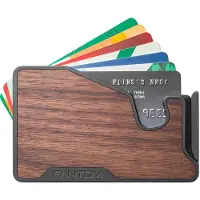Fantom M 10 Slim Walnut korttikotelo 5-10 kortille