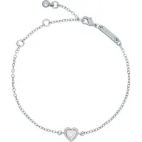 Ted Baker Hansaa hopeanvärinen sydänrannekoru 06-TBJ3178-01-02