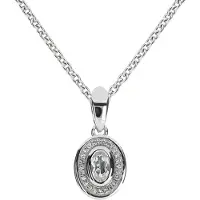 Kohinoor valkokultainen timanttiriipus topaasilla 123-P9174V