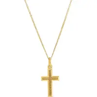Top Gold hopeinen kullattu risti 5256691500