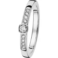 Kohinoor Timanttisormus valkokulta 033-240V-15 Stella 17½