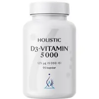 Holistic D3-vitamin 5000 (125 µg) extra högdoserad 90 vegetabilis