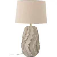 Creative Collection Natika Table Lamp - Beige - Ø38XH64CM