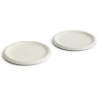 HAY Barro lautanen Off-white, Ø24 cm 2-pack