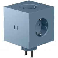 Avolt Square2 3x Jatkojohto + 2x USB-C (30W) Shark Blue