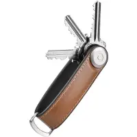 OrbitKey Hybrid Leather Key Organiser -avainlenkki, tammi
