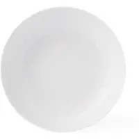 Lyngby Porcelæn Rhombe syvä lautanen, valkoinen Ø 20 cm