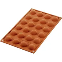 Silikomart Silikonimuotti, puolipyöreä, 24 kpl