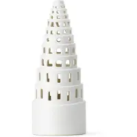 Kähler - Urbania Kynttilälyhty High Tower 22,5 cm Valkoinen