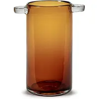 Serax Wind & Fire -maljakko kahvalla 24 cm Amber