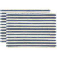 Södahl - Statement Stripe Pöytätabletti 33x48 cm 2 kpl Blue